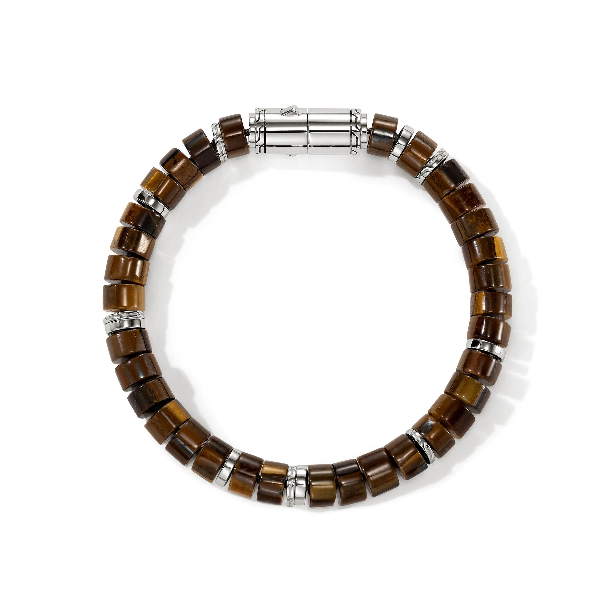 Heishi Bracelet, Sterling Silver, Tiger Eye, 8MM|BUS290131TE sold by John Hardy product image thumbnail 3