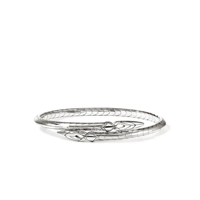 Naga Flex Cuff, Sterling Silver, 4.2MM|CB60397 made by John Hardy