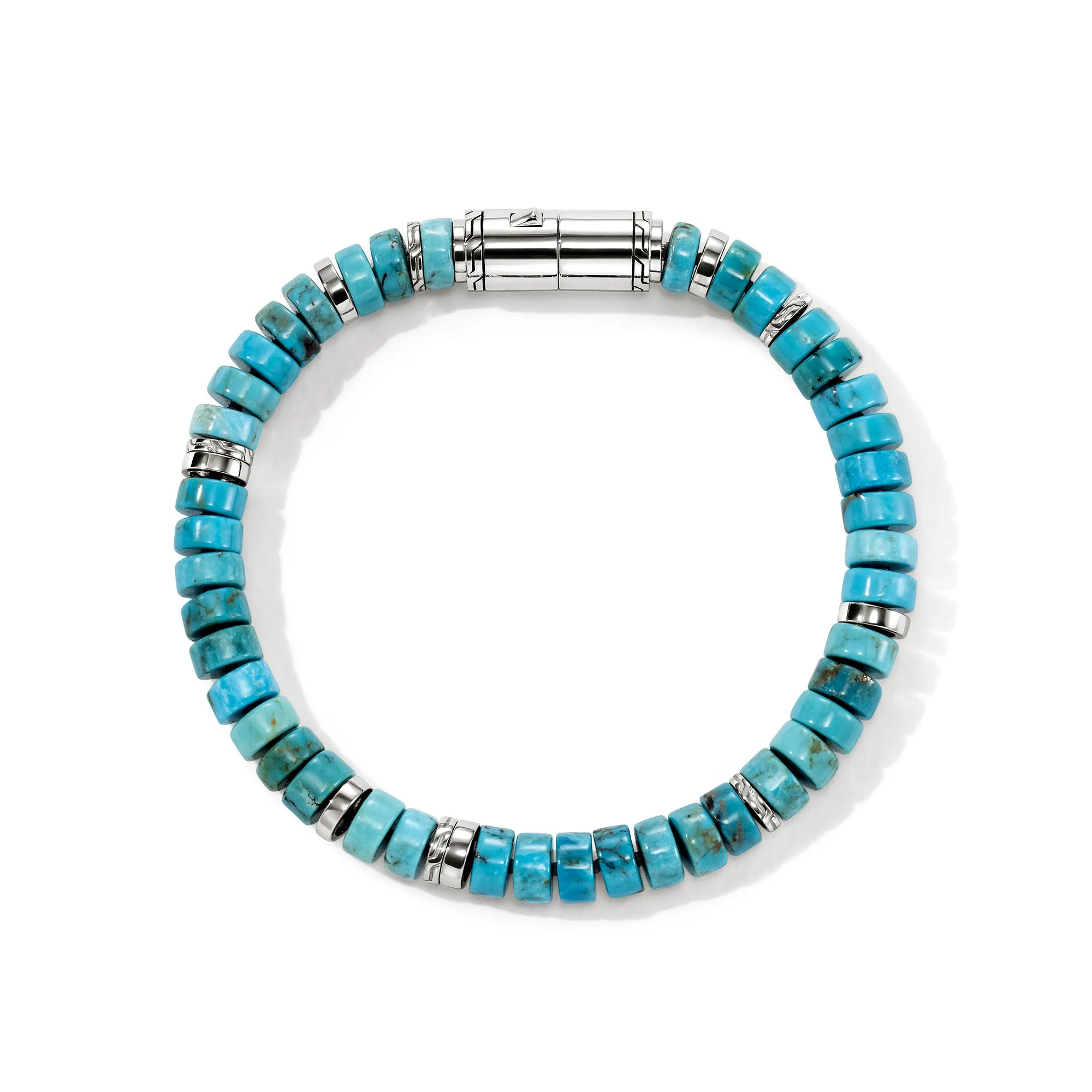 Heishi Bracelet, Sterling Silver, Turquoise, 8MM|BUS290131TQ sold by John Hardy product image thumbnail 3