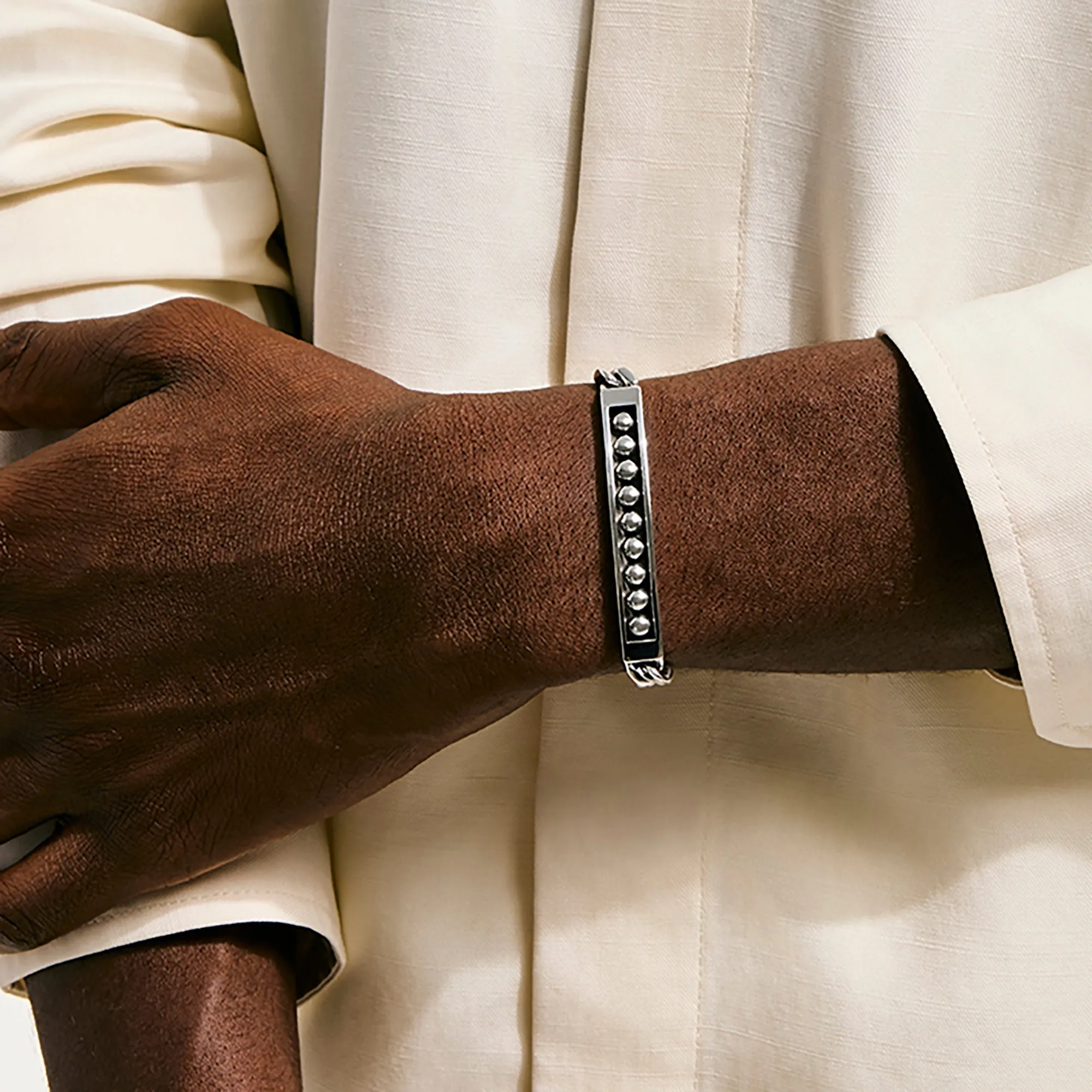 Nailhead Bracelet, Sterling Silver, 7MM|BU30183 sold by John Hardy product image thumbnail 5