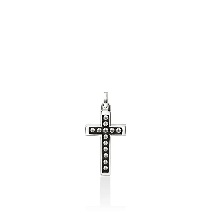 Nailhead Cross Pendant, Sterling Silver|HM30179 made by John Hardy