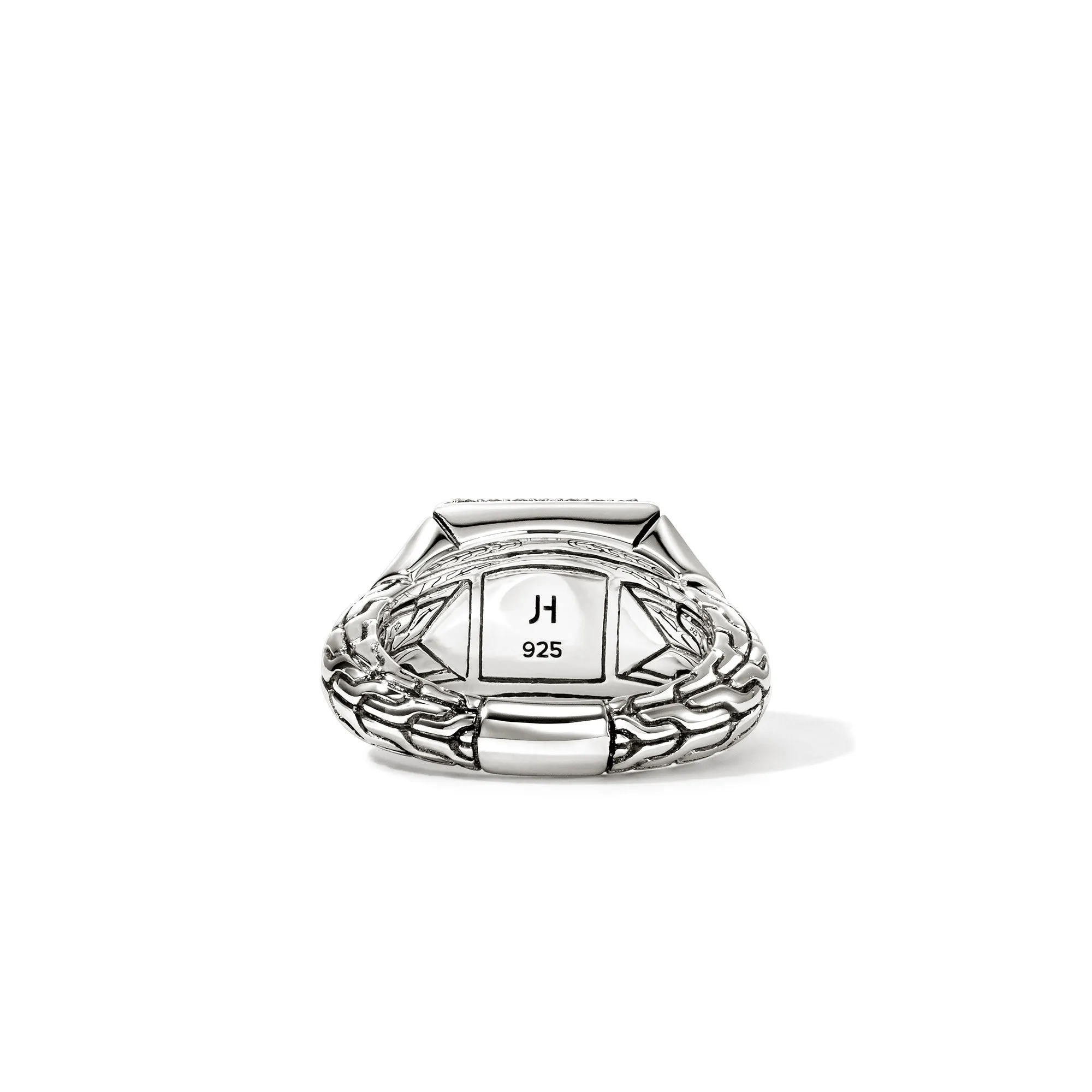 Icon Stud Ring, Sterling Silver, Diamonds, 11.5MM|RBP972142DI sold by John Hardy product image thumbnail 4