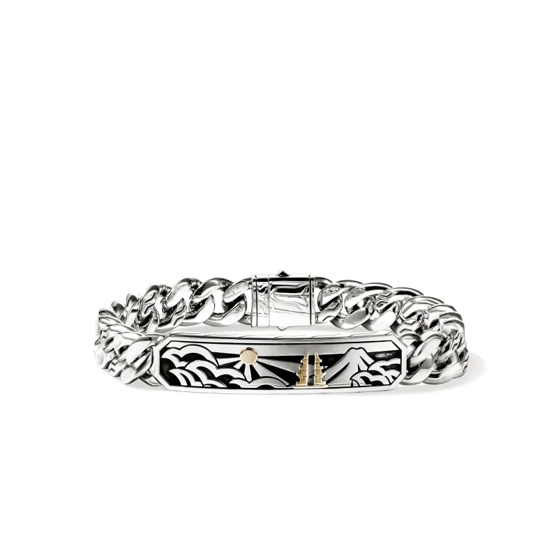 Legends ID Bracelet, Gold, Sterling Silver, 11MM|BUZZ98986 made by John Hardy