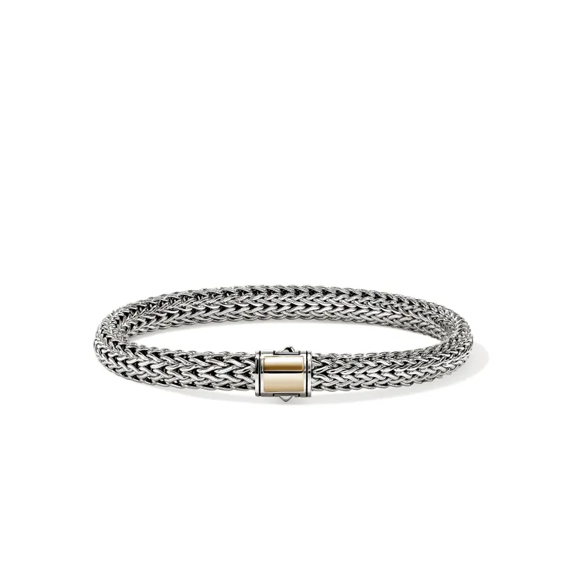Icon Bracelet, Gold, Sterling Silver, 6.5MM|BUZZ990904 made by John Hardy