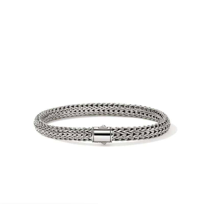 Icon Bracelet, Sterling Silver, 6.5MM|BU990904 made by John Hardy