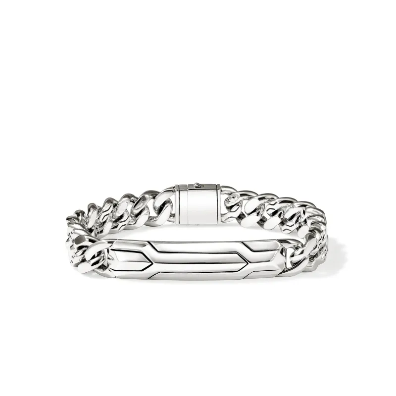 Icon 50 Curb Bracelet, Sterling Silver, 11MM|BU98743 made by John Hardy