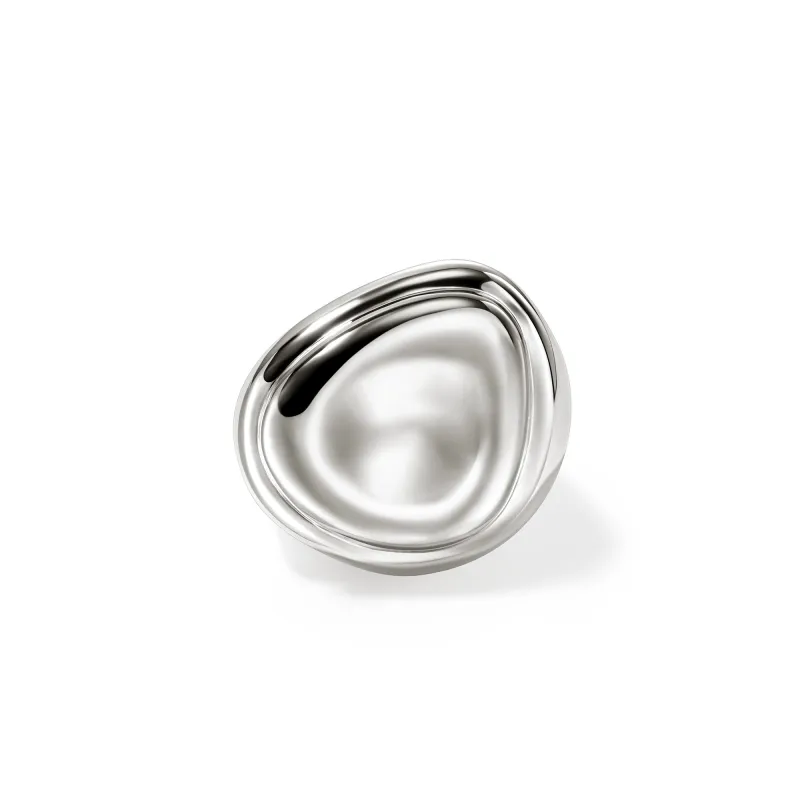 Pebble Ring, Sterling Silver|RB98746 made by John Hardy