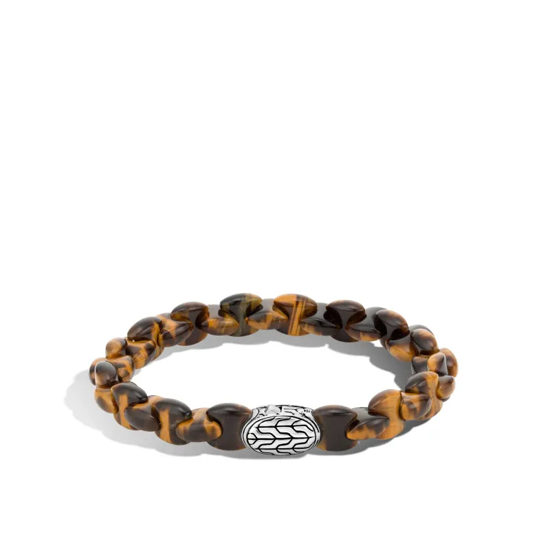 Classic Chain Bead Bracelet with Tiger Eye|BMS995751TE made by John Hardy