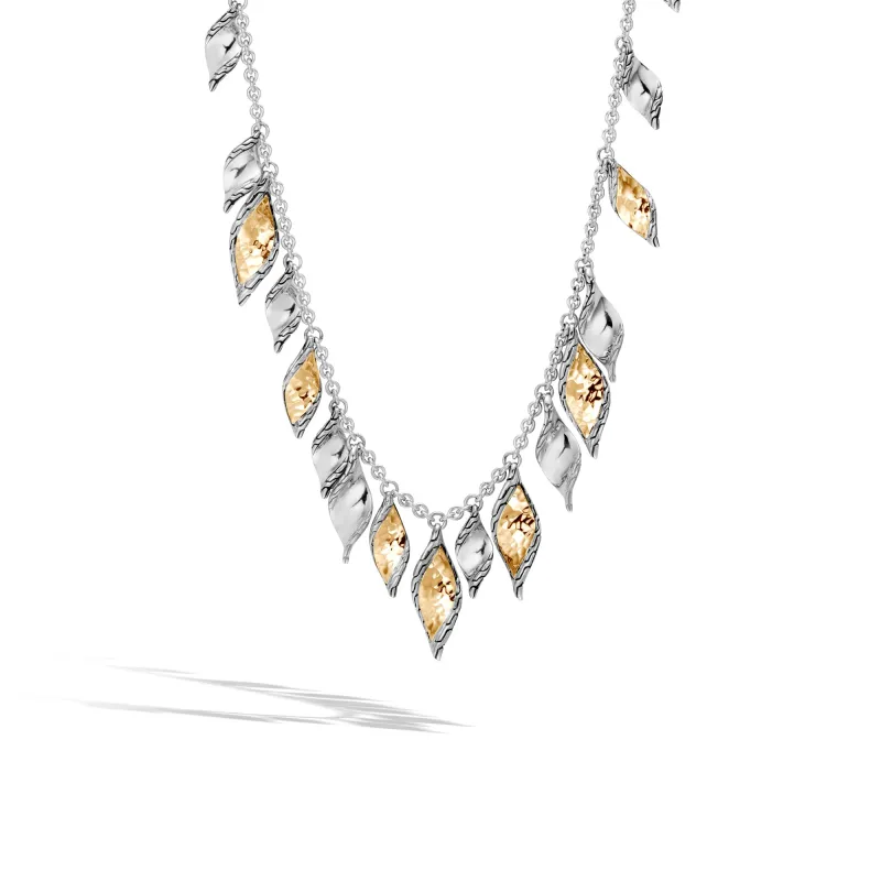 Wave Hammered Necklace|NZ90014 made by John Hardy
