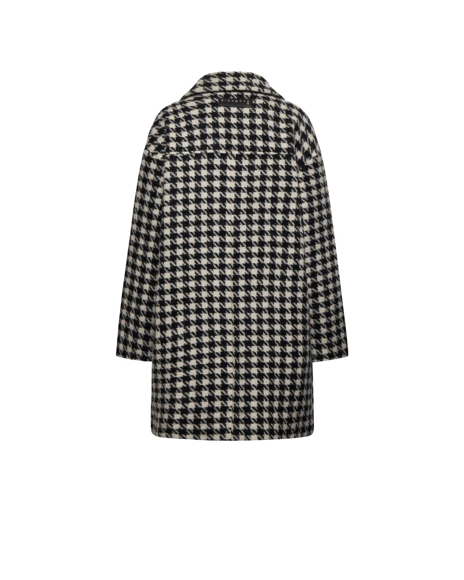 Cappotto doppiopetto con motivo pied de poule – Stile iconico e ricercato sold by John Richmond product image thumbnail 2