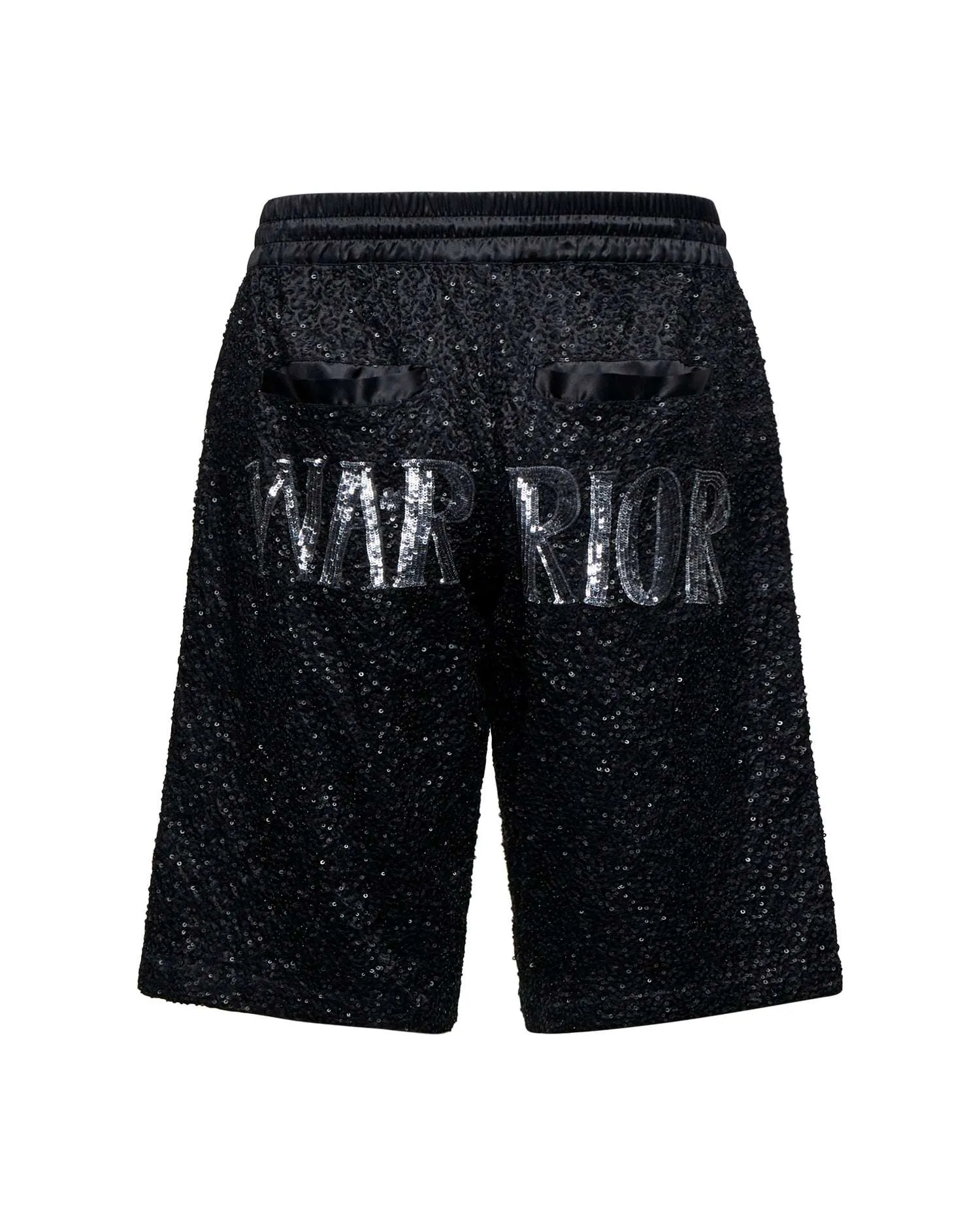Bermuda uomo nero con dettagli lucidi e scritta frontale sold by John Richmond product image thumbnail 2