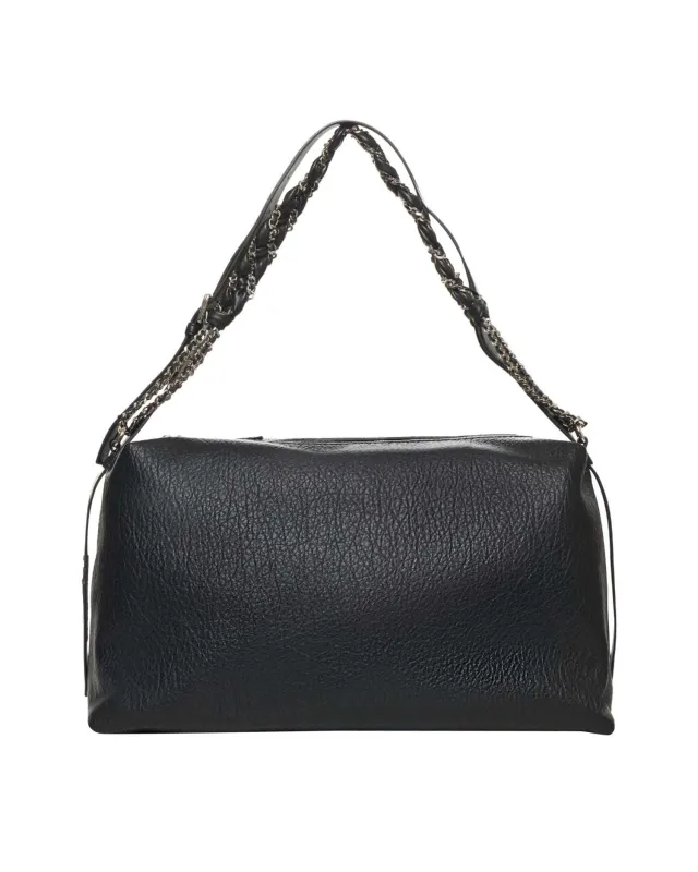 Borsa a mano elegante con finitura luminosa sold by John Richmond