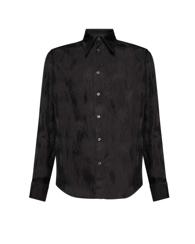 Camicia Classica con Effetto Strutturato sold by John Richmond