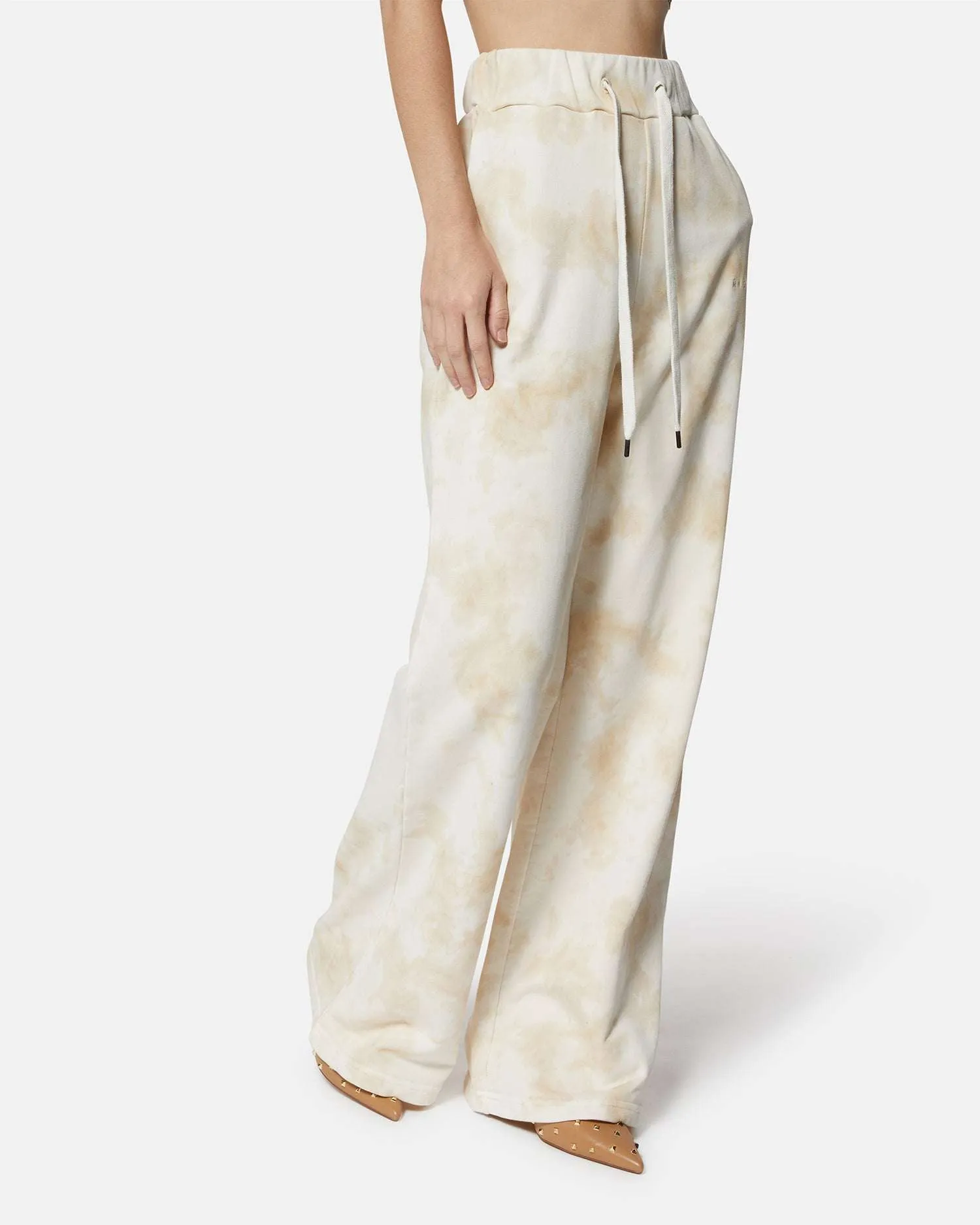 Pantaloni ampi tie-dye beige con vita regolabile sold by John Richmond product image thumbnail 2