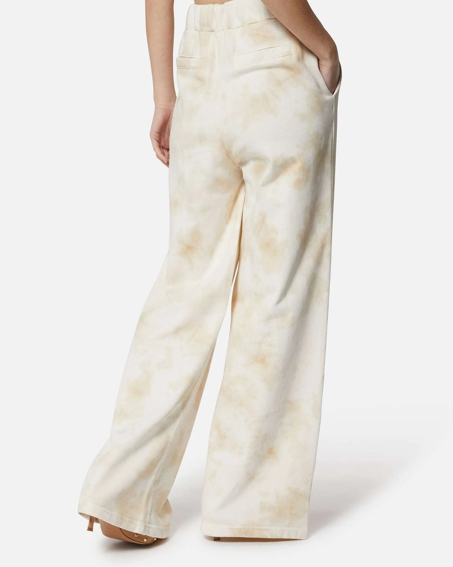 Pantaloni ampi tie-dye beige con vita regolabile sold by John Richmond product image thumbnail 3
