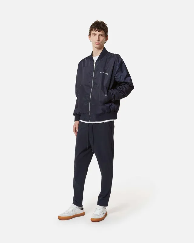 Bomber blu scuro con dettagli minimal sold by John Richmond