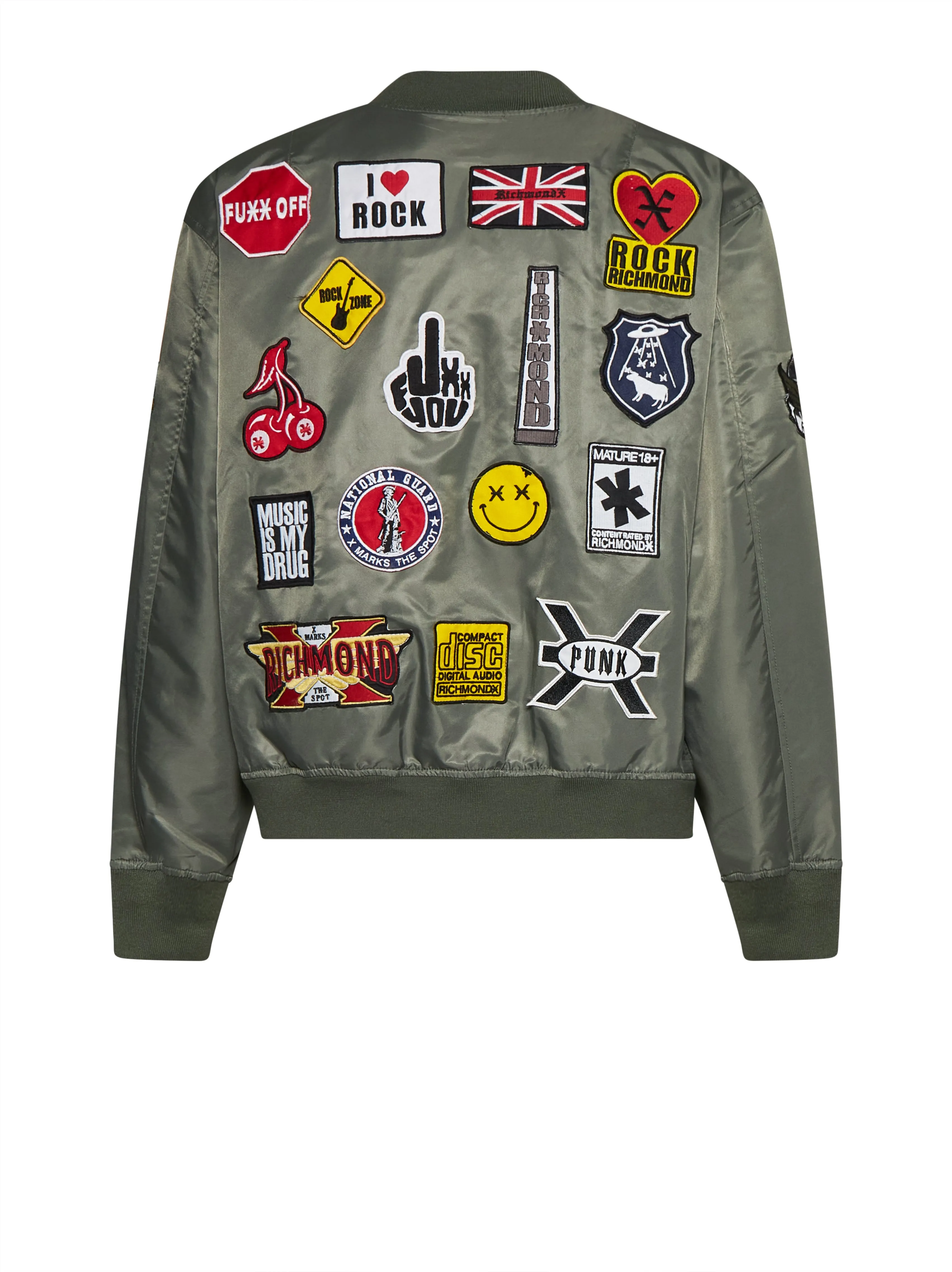 Bomber con patch applicate e design military-inspired sold by John Richmond product image thumbnail 2