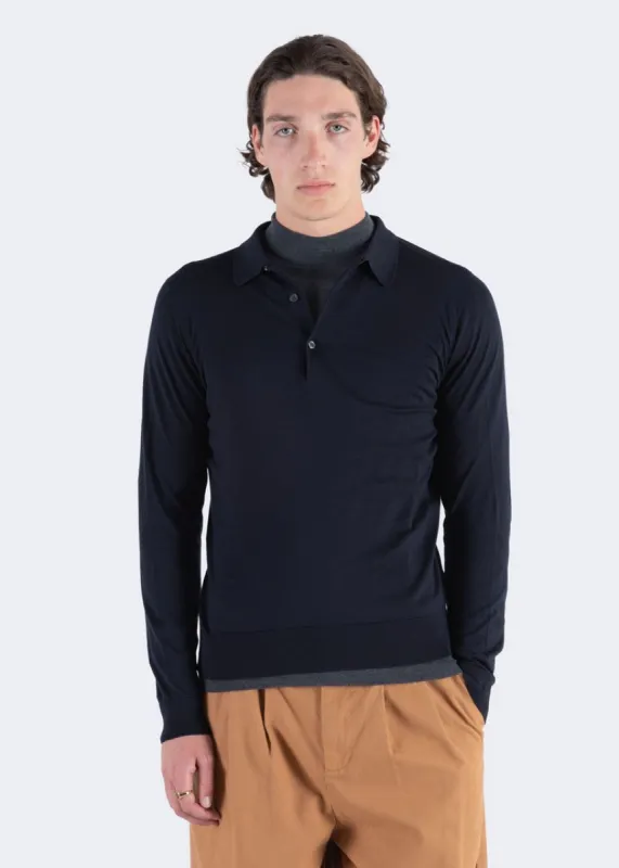 Bradwell - John Smedley's Sea Island Cotton Polo Shirt sold by John Smedley