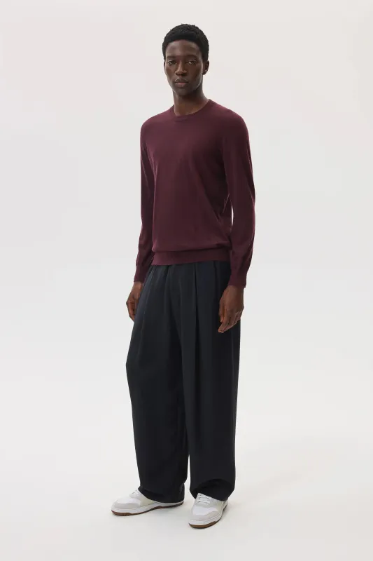 Superfine Cashmere Round Neck sold by Johnstons of Elgin