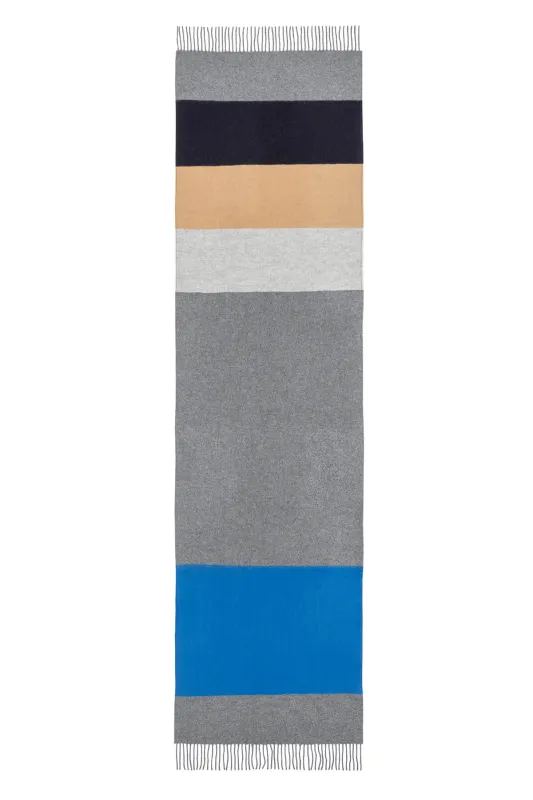 Block Stripe Scarf sold by Johnstons of Elgin