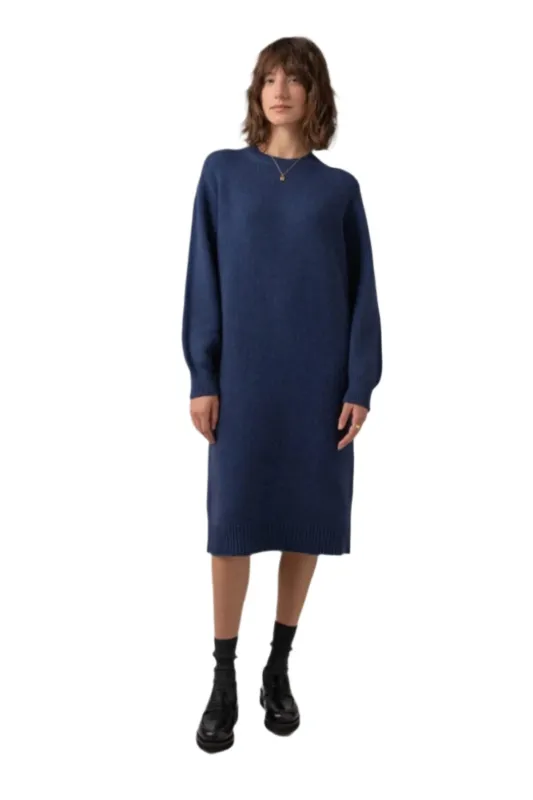 Mid Blue Cashmere Sweater Dress sold by Johnstons of Elgin