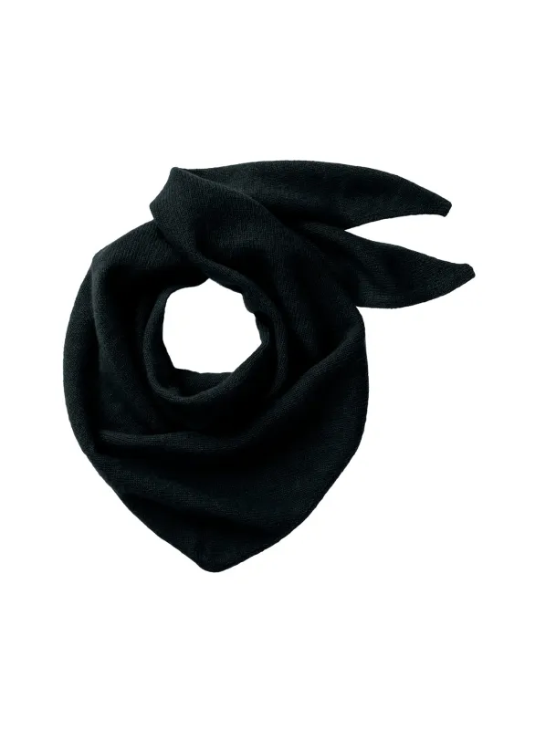 Reel Black Cashmere Bandana sold by Johnstons of Elgin