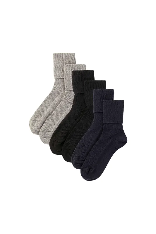 Women's Cashmere Socks Gift Set sold by Johnstons of Elgin