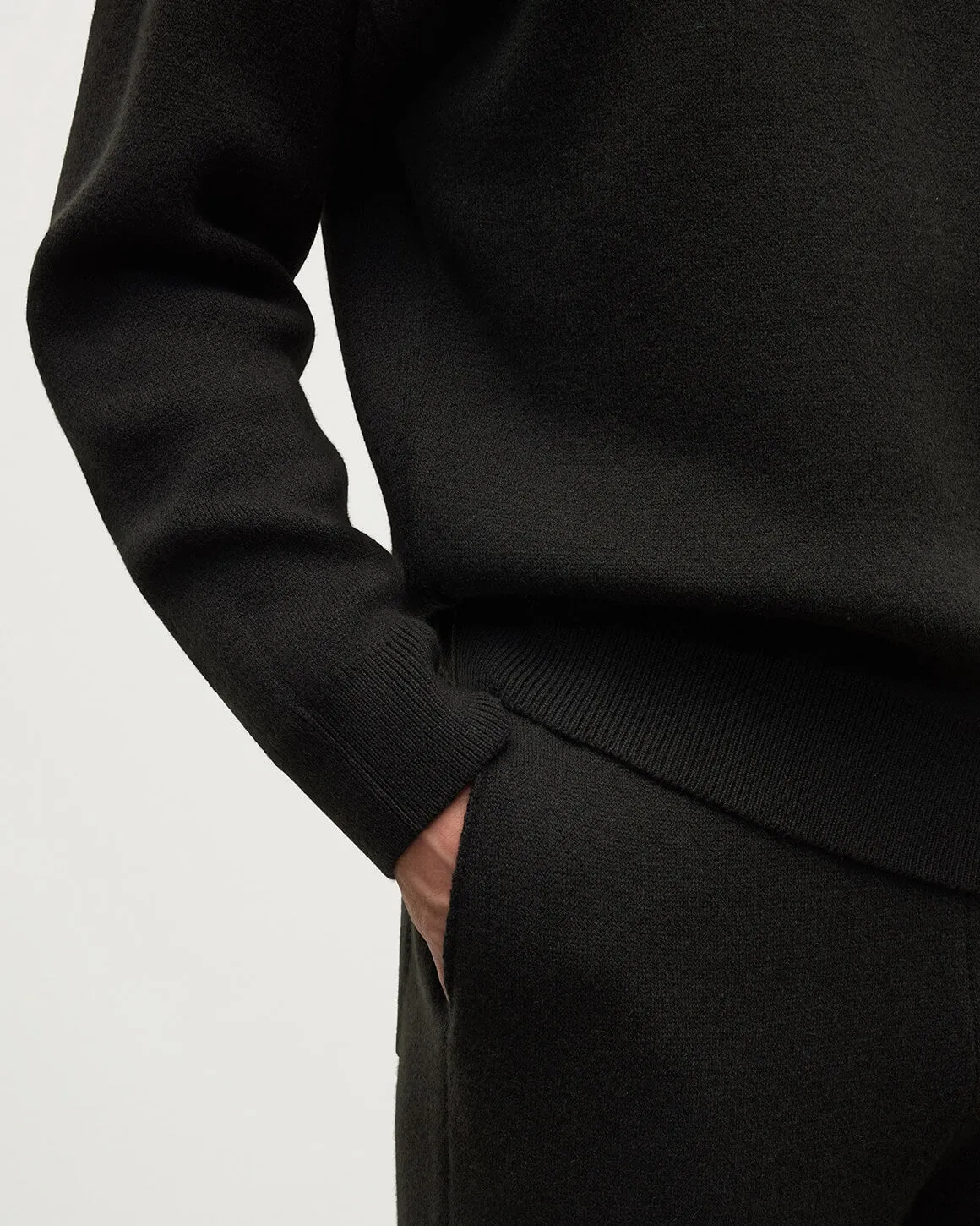 Double Faced Dark Grey Tapered Joggers sold by Johnstons of Elgin product image thumbnail 5