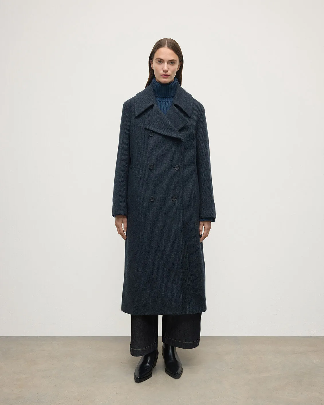 The Great Coat in Green sold by Johnstons of Elgin