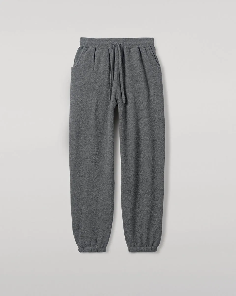 Kirk Mid Grey Cashmere Sweatpants sold by Johnstons of Elgin product image thumbnail 2
