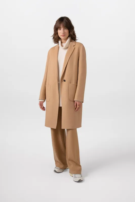 Classic Camel Cashmere Coat sold by Johnstons of Elgin