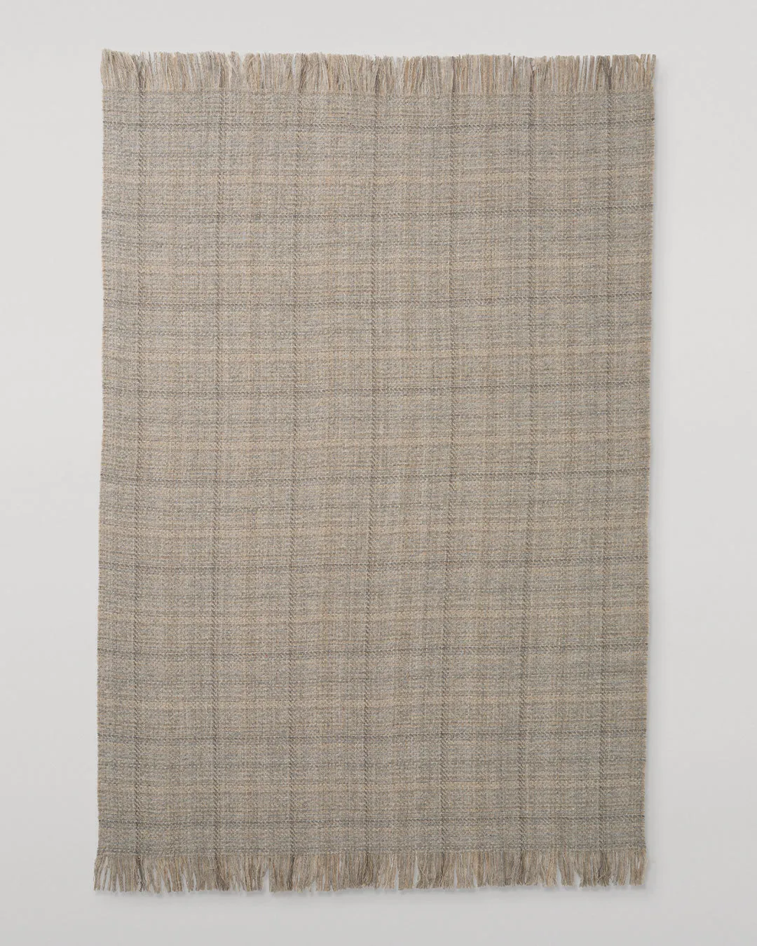 Luxury Texture Grey & Natural Throw sold by Johnstons of Elgin product image thumbnail 3