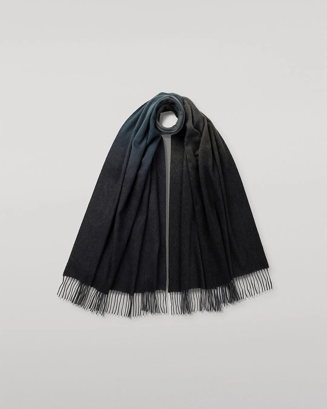 Umbra Ombré Cashmere Stole sold by Johnstons of Elgin product image thumbnail 2