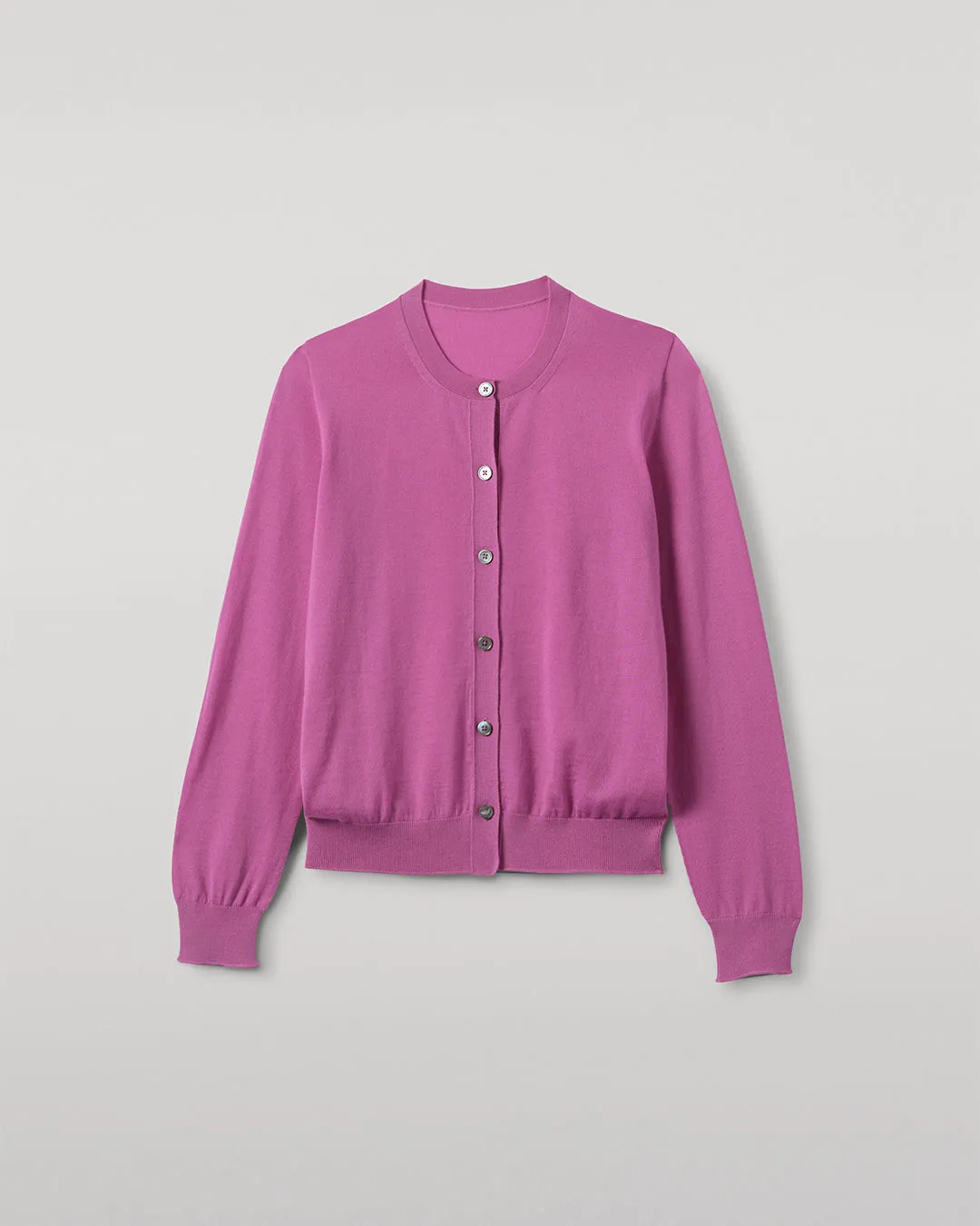 Honor Pink Superfine Cashmere Cardigan sold by Johnstons of Elgin product image thumbnail 2
