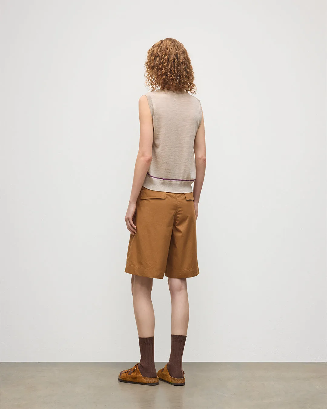 Brae Natural Merino Sleeveless Tank sold by Johnstons of Elgin product image thumbnail 4