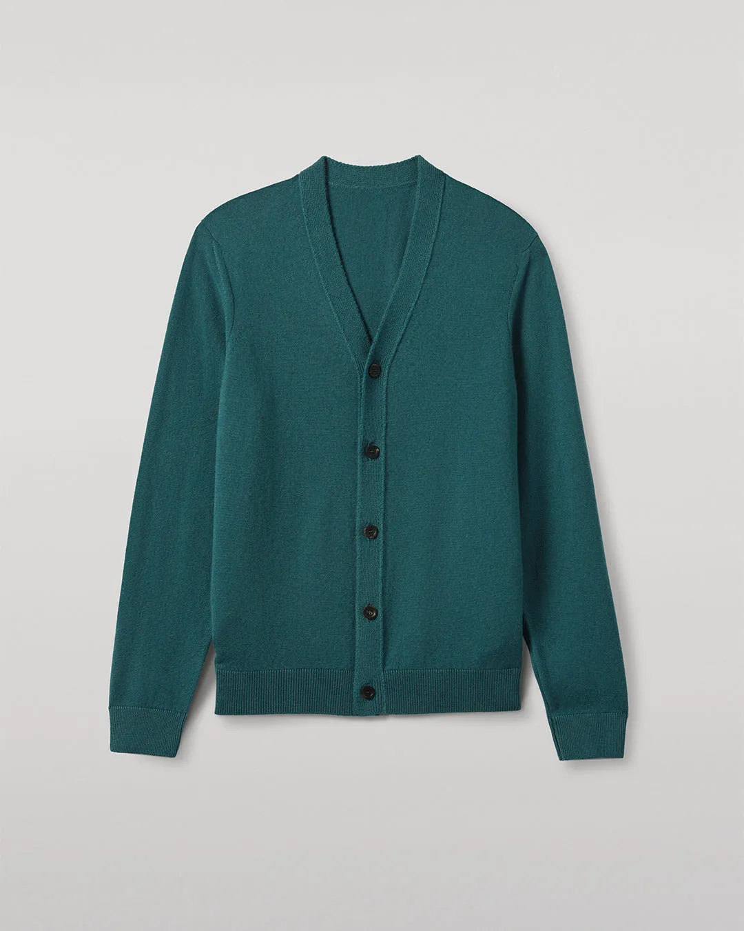 Rory Green Classic Cashmere Cardigan sold by Johnstons of Elgin product image thumbnail 2