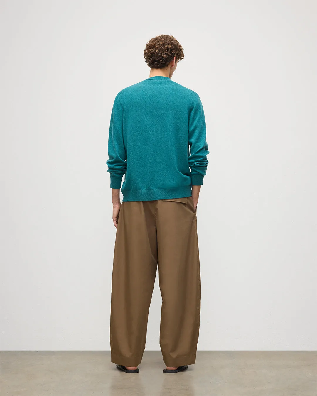 Rory Green Classic Cashmere Cardigan sold by Johnstons of Elgin product image thumbnail 4