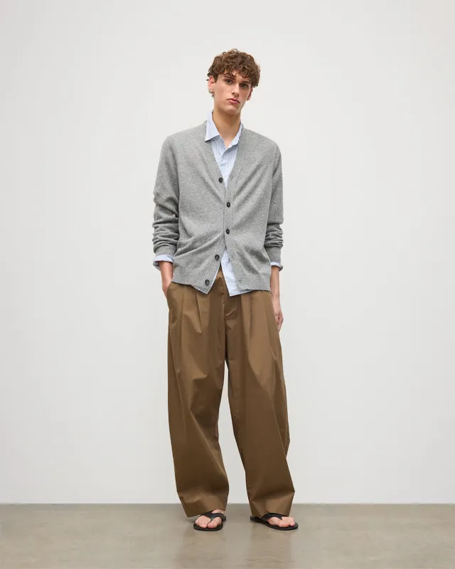 Rory Grey Classic Cashmere Cardigan sold by Johnstons of Elgin