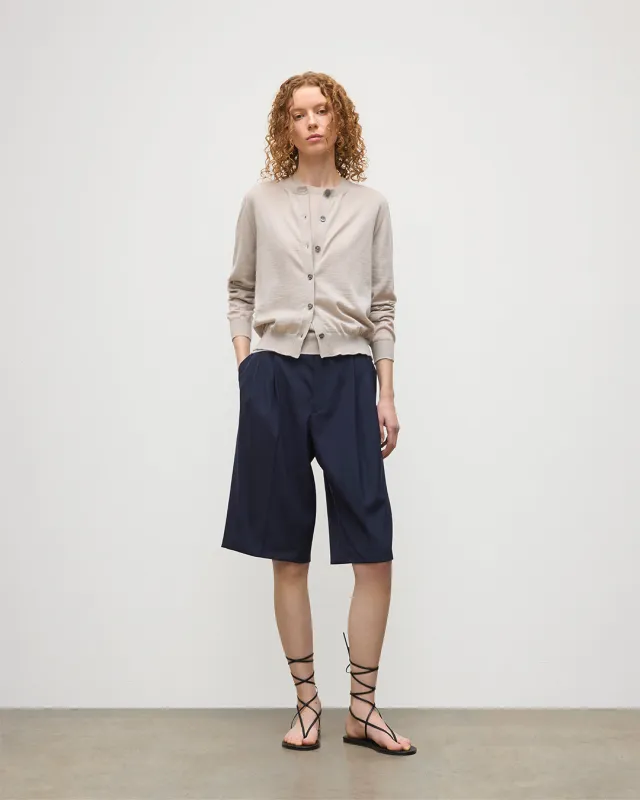 Honor Cream Superfine Cashmere Cardigan sold by Johnstons of Elgin