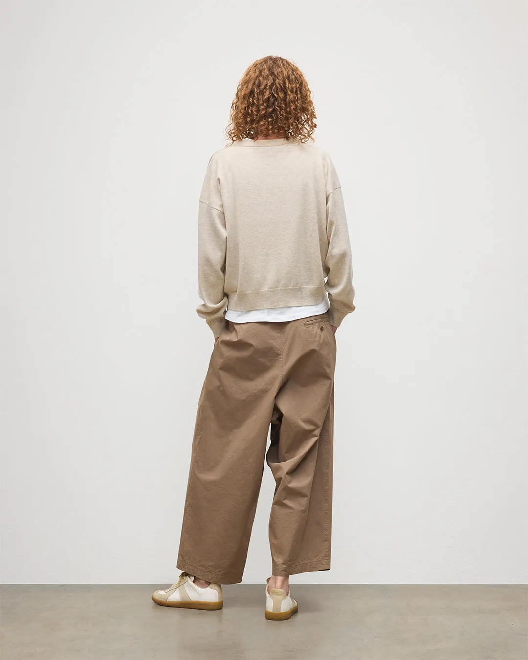 Clan Natural Argyle Cashmere Jumper sold by Johnstons of Elgin product image thumbnail 4