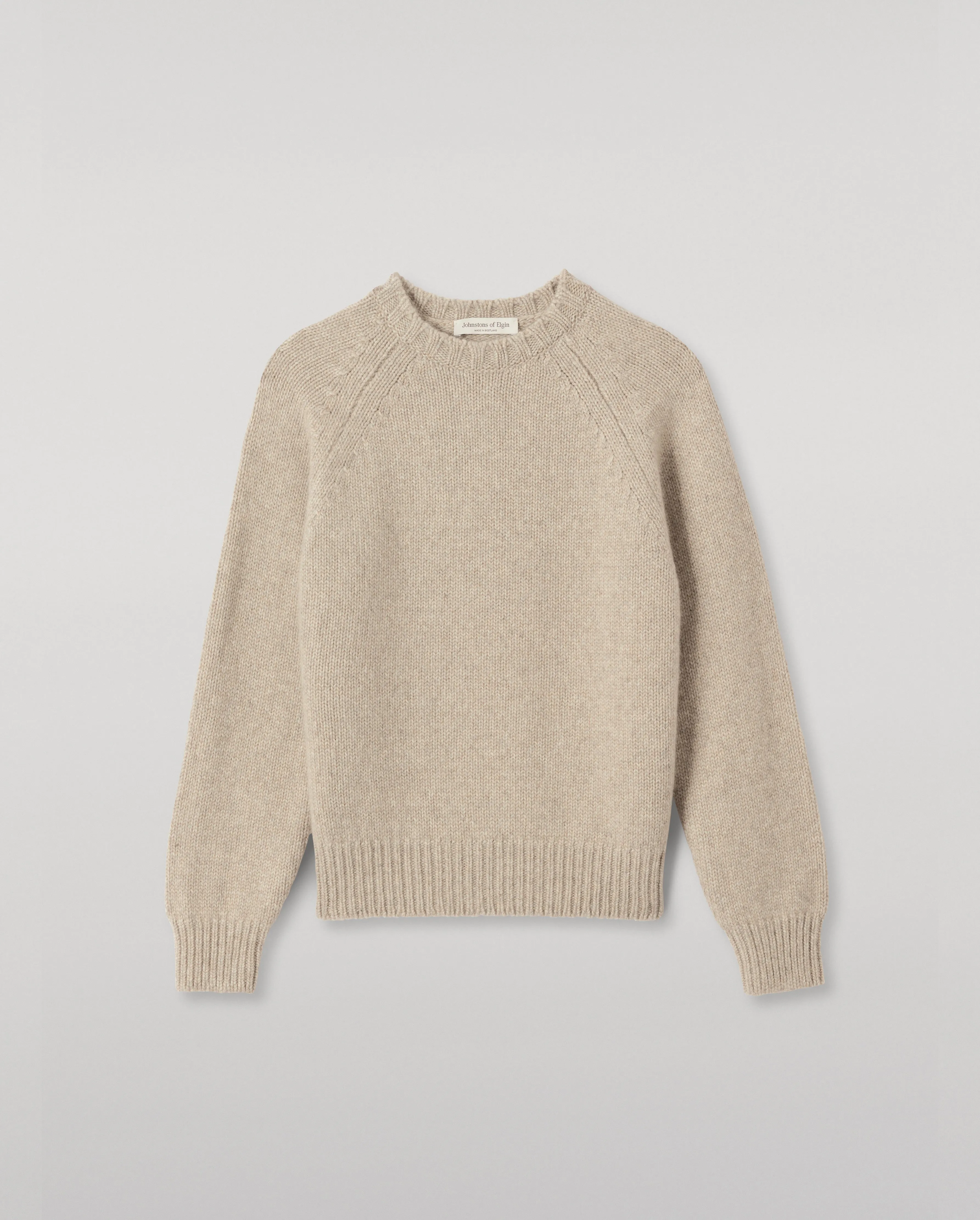 Bay Natural Marl Cashmere & Cotton Jumper sold by Johnstons of Elgin product image thumbnail 2