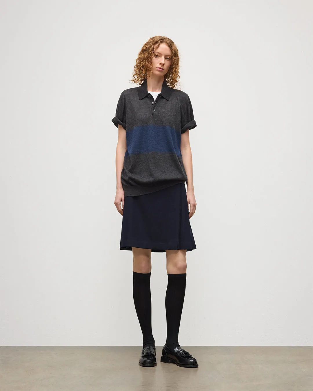 Le Kilt | Johnstons of Elgin Navy Kilt sold by Johnstons of Elgin