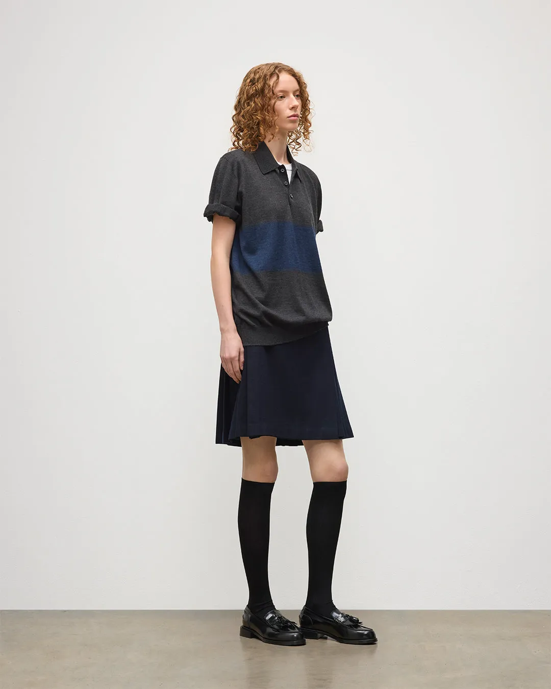 Le Kilt | Johnstons of Elgin Navy Kilt sold by Johnstons of Elgin product image thumbnail 4