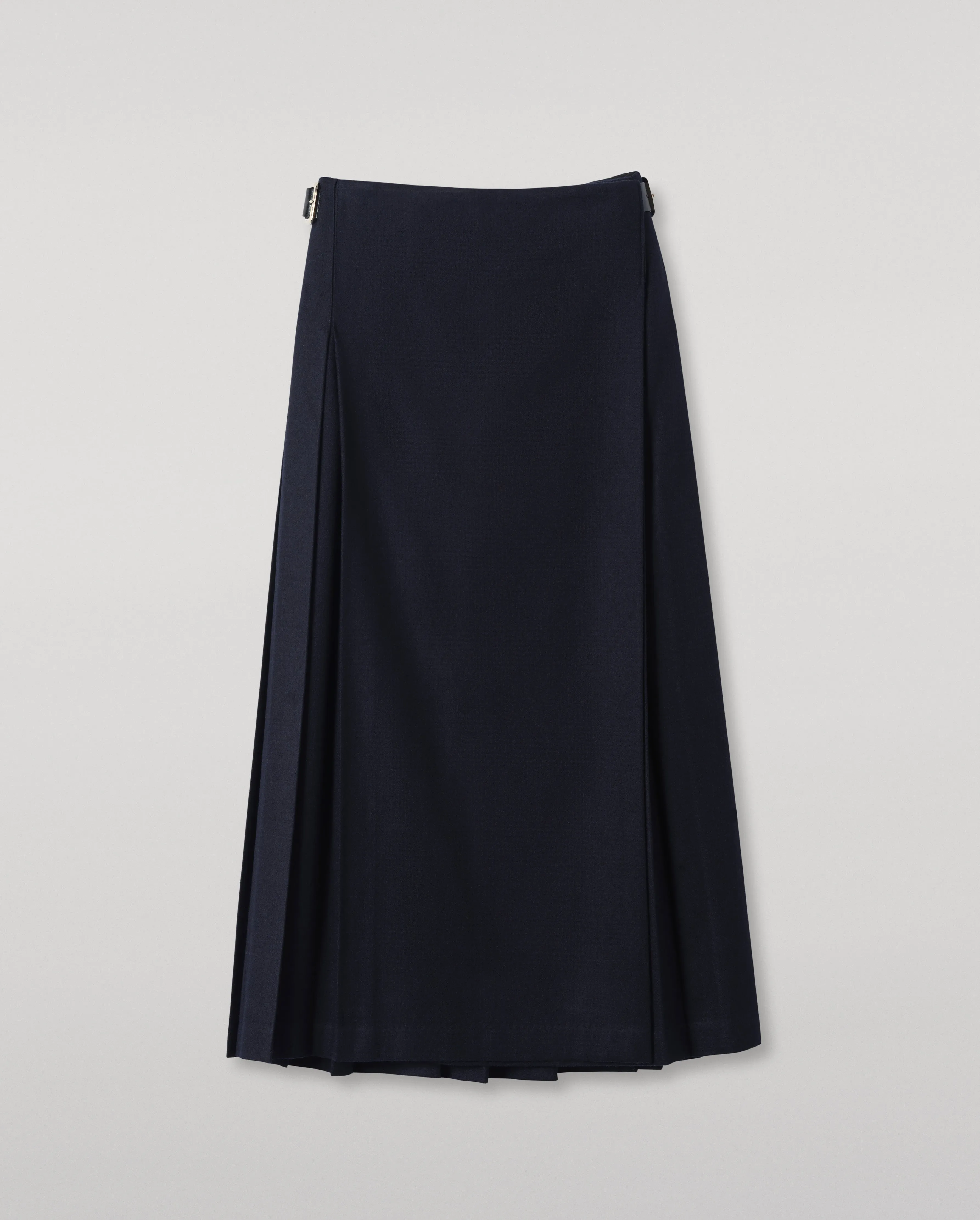 Le Kilt | Johnstons of Elgin Navy Long Kilt sold by Johnstons of Elgin product image thumbnail 2