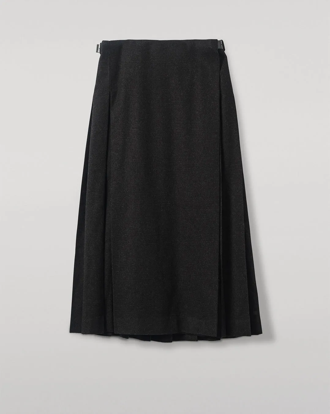 Le Kilt | Johnstons of Elgin Charcoal Long Kilt sold by Johnstons of Elgin product image thumbnail 2