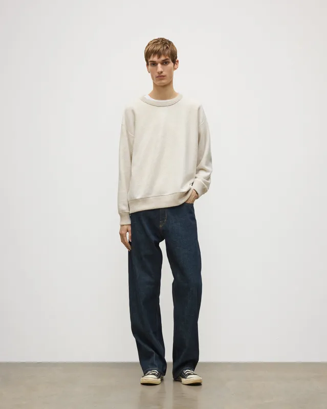 Liddell Natural Cashmere Sweatshirt made by Johnstons of Elgin