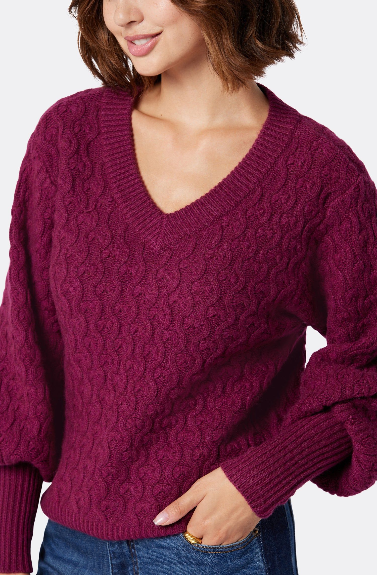 Kerrison V-Neck Sweater sold by Joie product image thumbnail 3