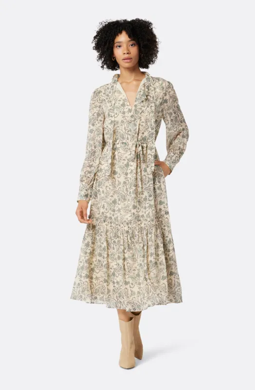 Roussel Midi Silk Dress sold by Joie