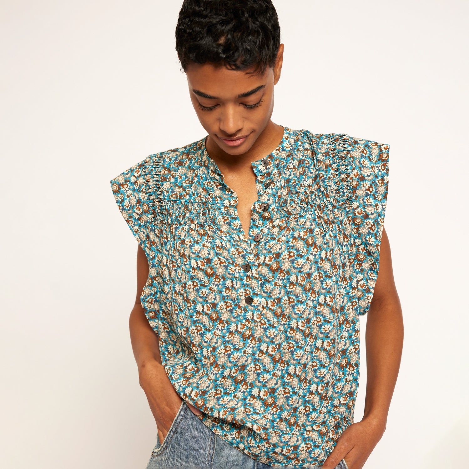 Marley Short Sleeve Top sold by Joie product image thumbnail 5