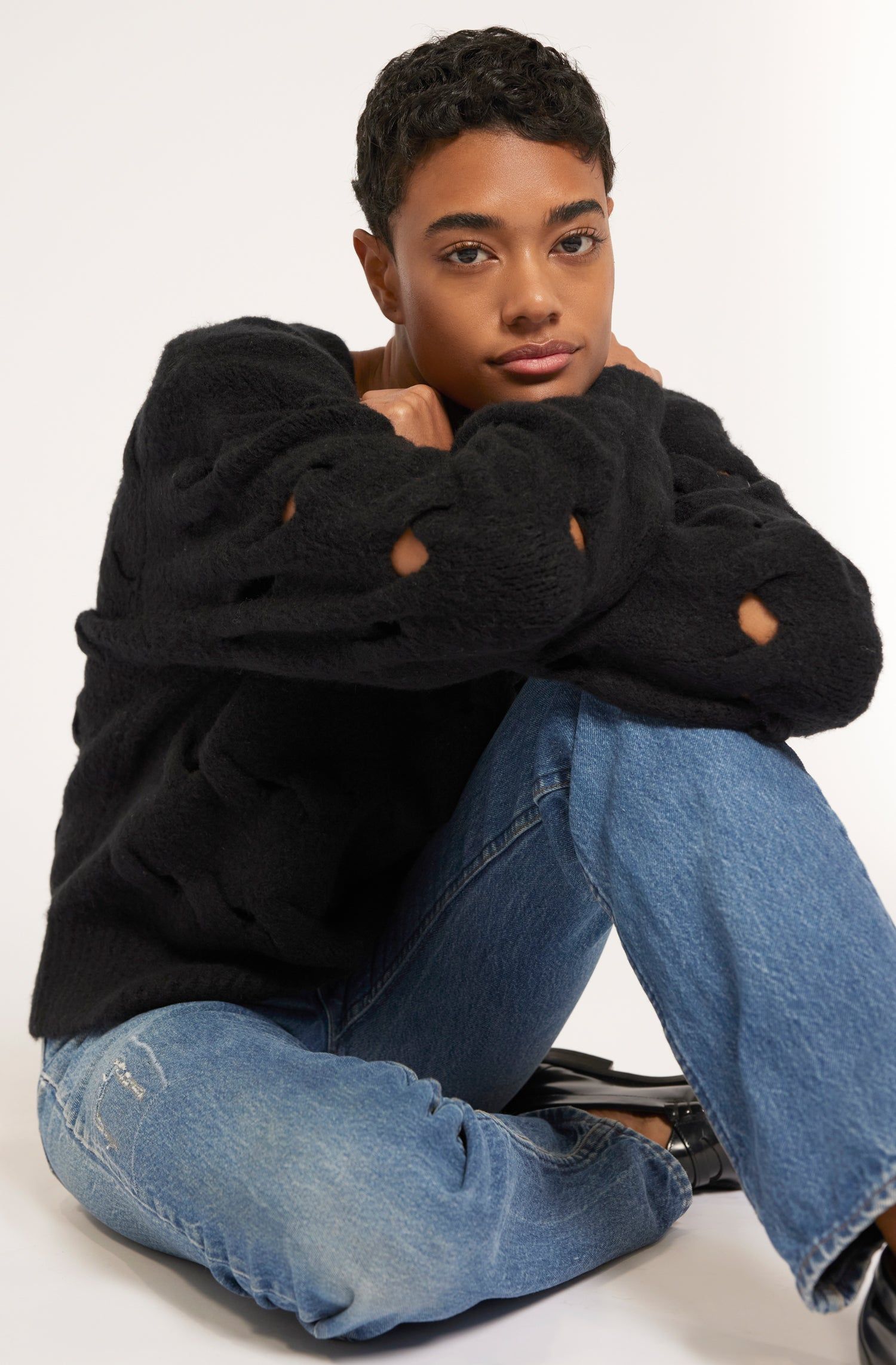 Aaliyah V-Neck Sweater sold by Joie